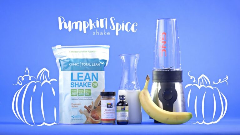 Lets Make A Shake – Lean Pumpkin Spice Shake Recipe – GNC