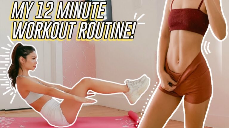 My Workout Routine! How to Get Toned Abs, a Booty & Slimmer Thighs!
