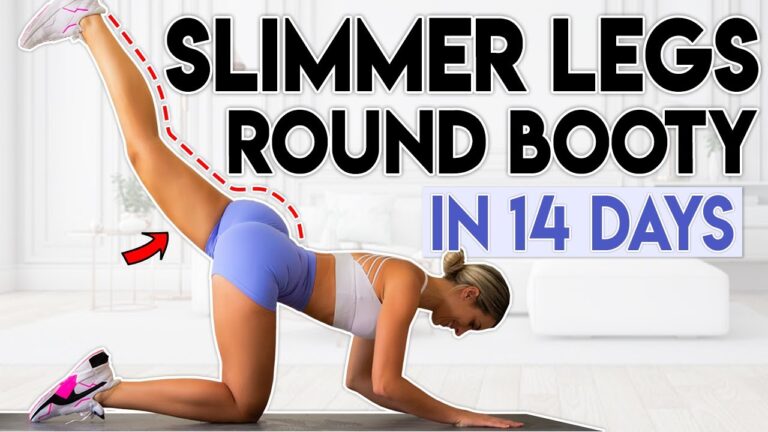 SLIM LEGS and ROUND BOOTY in 14 Days | 10 minute Home Workout
