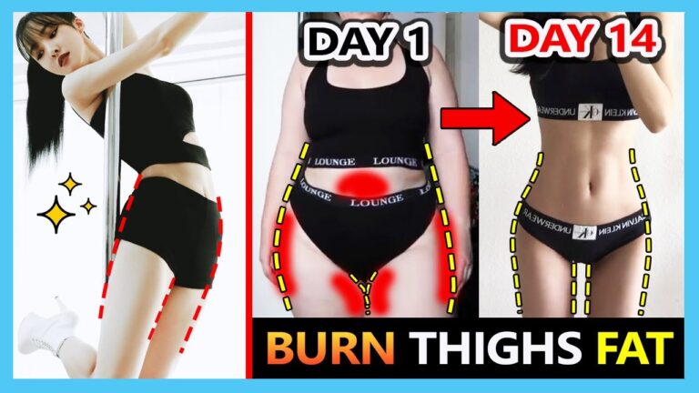 TOP EXERCISE BURN THIGHS FAT + INNER THIGH + LOSE BELLY FAT FOR GIRL IN 2 WEEKS | NO JUMPING