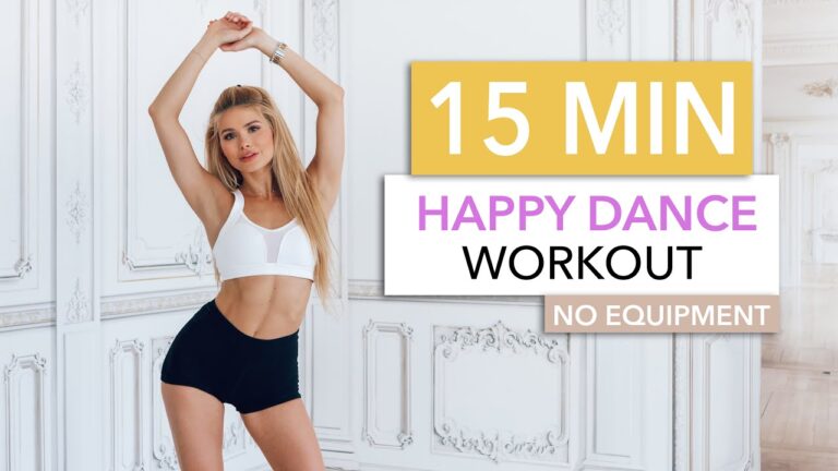15 MIN HAPPY DANCE WORKOUT – burn calories and smile / No Equipment I Pamela Reif