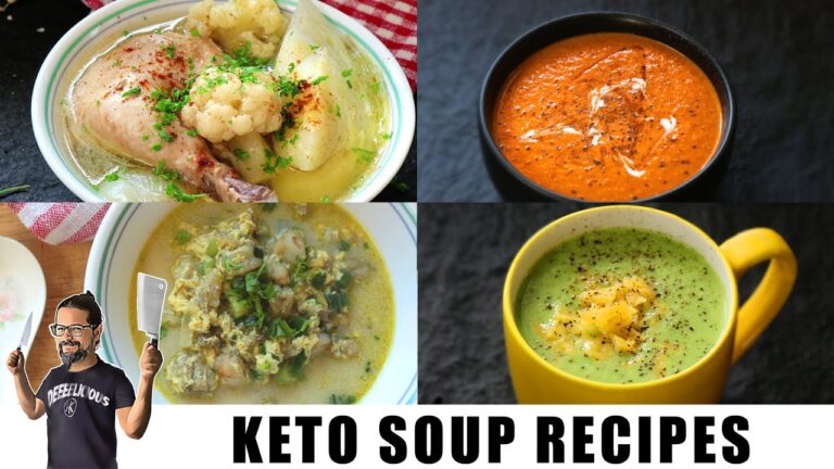 4 AMAZING and EASY Keto Soup Recipes