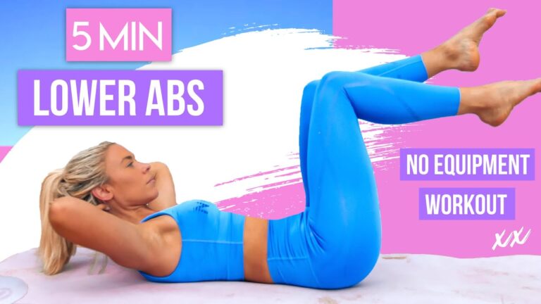 5 Minute LOWER ABS Workout 👙💕 BURN BELLY FAT FAST