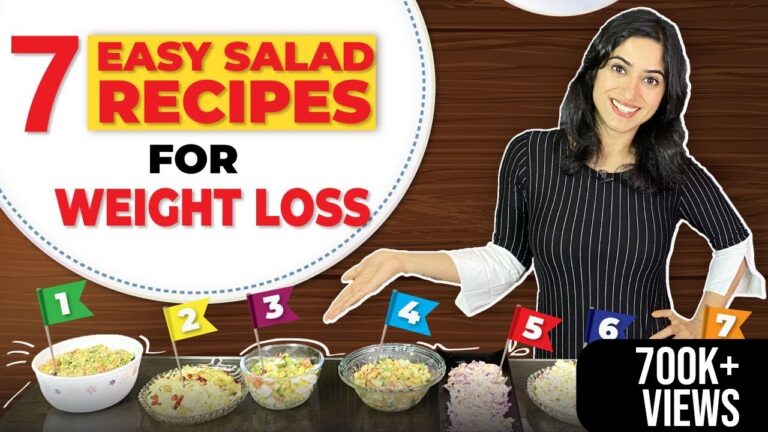 7 SALAD RECIPES for Weight Loss (EASY & HEALTHY)| By GunjanShouts
