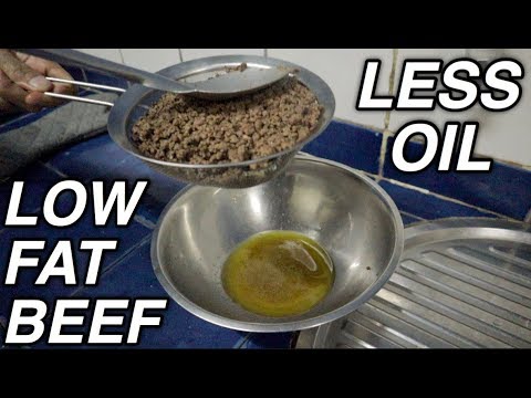 How To Make Ground Beef Low Fat | From 80% to 95% Lean