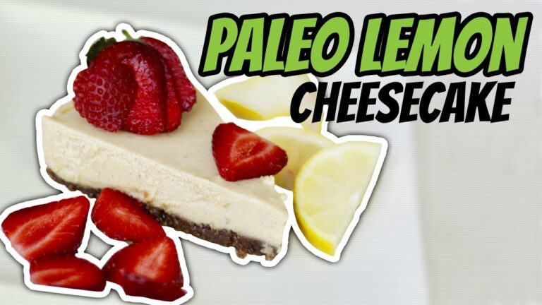 How To Make A No Bake Paleo Cheesecake Recipe (EASY PALEO DIET DESSERT) | LiveLeanTV