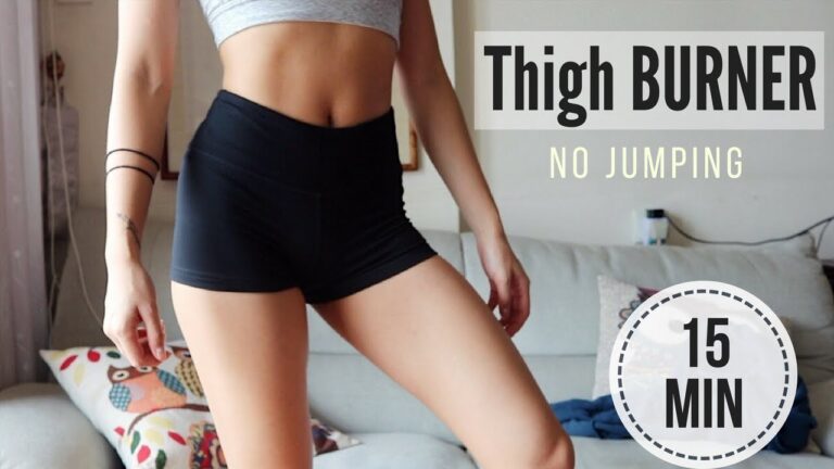 15 min BURN THIGH FAT WORKOUT (NO JUMPING!) TO SLIM INNER THIGHS & LEGS