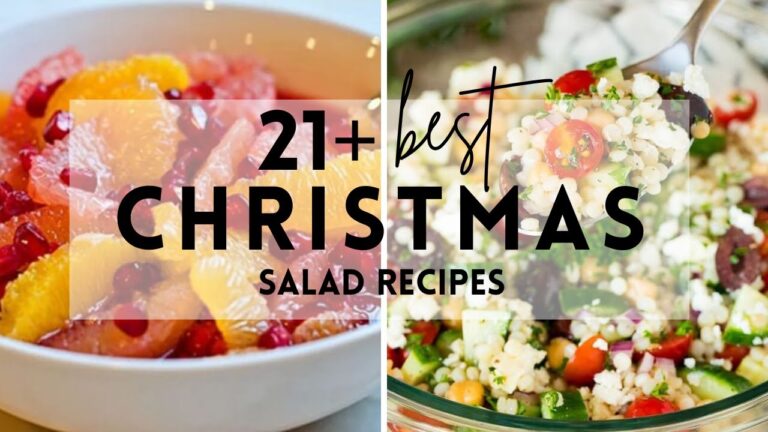 21+ Best Christmas  Salad Recipes Ideas #salad #recipeideas #christmas #sharpaspirant