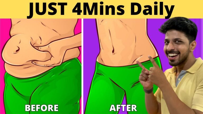 Daily 4Mins Exercise to LOSE BELLY FAT