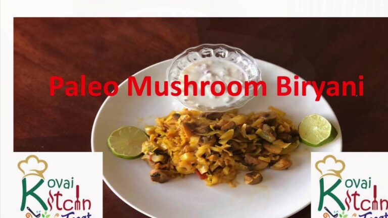 Mushroom Biryani | paleo diet recipe 1 | Diet recipe | Mushroom recipe