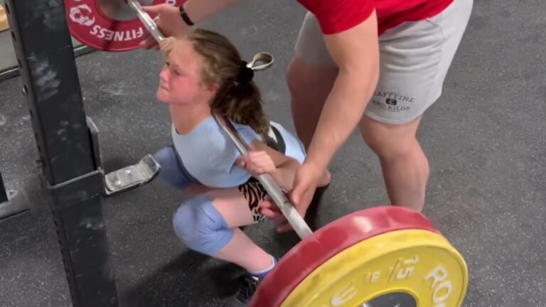 10-Year-Old Rory van Ulft Reaches New Milestone Squatting Triple Her Body Weight