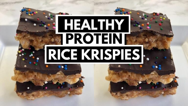 HEALTHY RICE KRISPIES TREATS |  High Protein Recipes | LadyBoss Lean Recipes