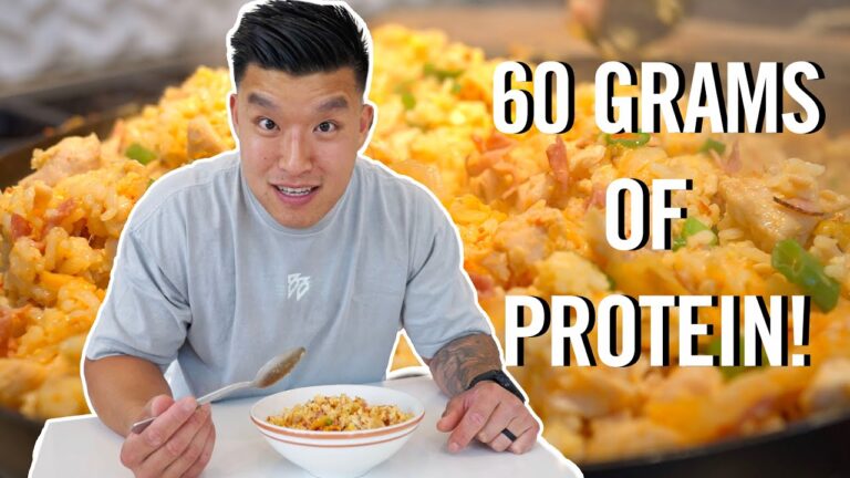 HIGH PROTEIN FRIED RICE IN 10 MIN!