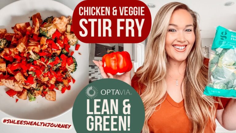 LEAN AND GREEN // CHICKEN AND VEGGIE STIR FRY // #ShleesHealthJourney