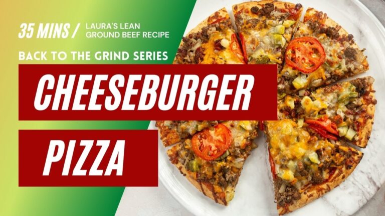 Laura's Lean Ground Beef Cheeseburger Pizza Recipe