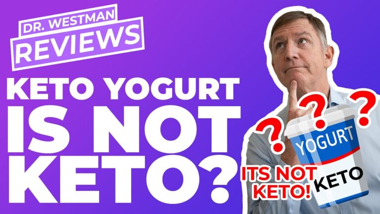 THE TRUTH ABOUT KETO YOGURT! Dr. Westman reviews