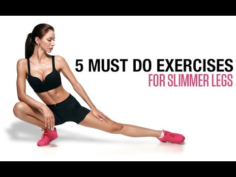 5 MUST DO Exercises to Slim Your Legs (LEANER STRONGER THIGHS!!)
