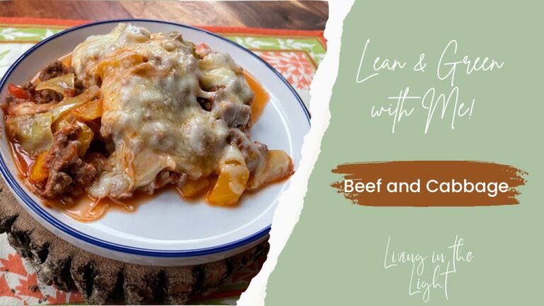 Lean & Green with Me! Beef and Cabbage – Optavia weight loss recipe