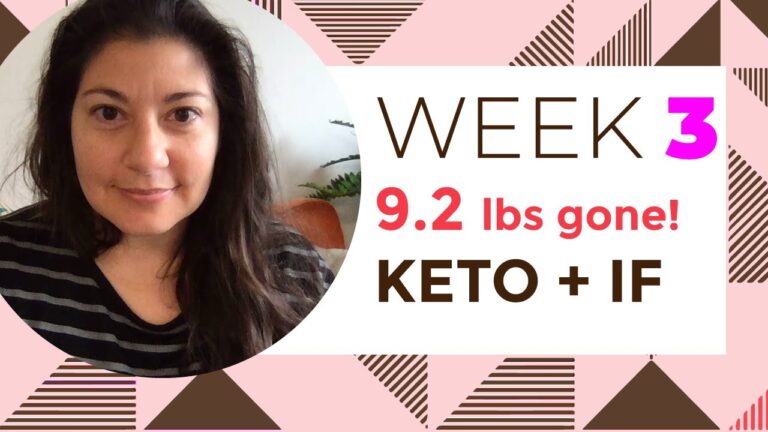 Week 3 Intermittent Fasting Ketosis Weight Loss Progress Report