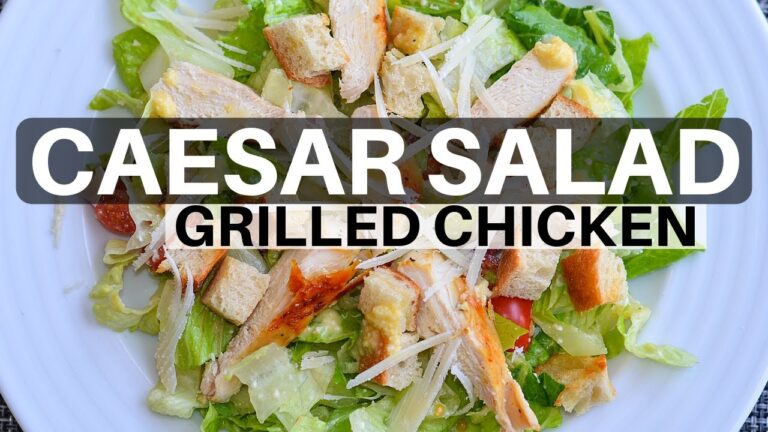 How to make Caesar Salad. Grilled Chicken Recipe