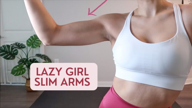LAZY GIRL SLIM ARMS WORKOUT l 3 minutes
