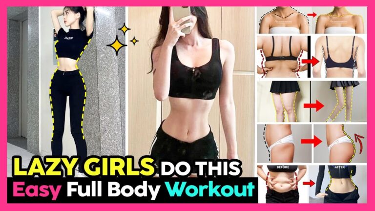 LAZY GIRLS DO THIS | EASY FULL BODY WORKOUT TO LOSE WEIGHT AT HOME (Beginner, No jumping)