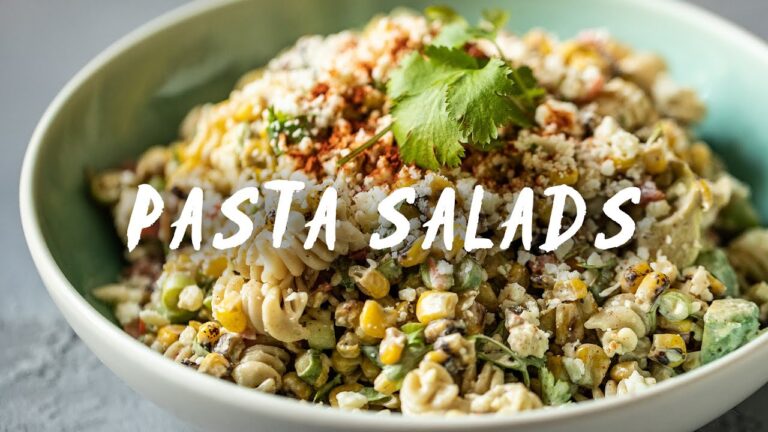 3 Amazing PASTA SALAD Recipes YOU NEED for SPRING | HONEYSUCKLE