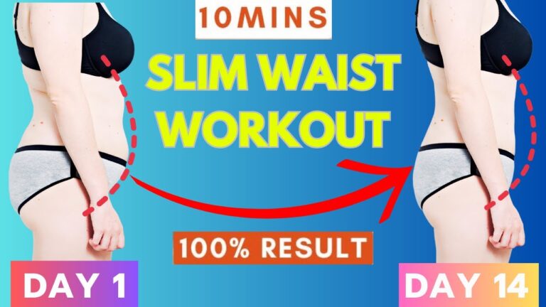 SLIM WAIST WORKOUT to get rid of belly fat transformation | Standing abs