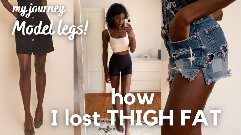 How I lost THIGH FAT and MUSCLE to get MODEL SLIM LEGS (how I lost weight)