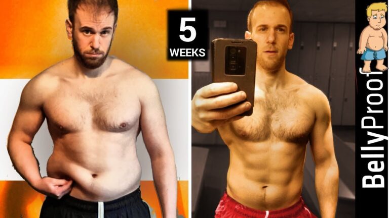 How To Lose Belly Fat (5 weeks) | Body Transformation