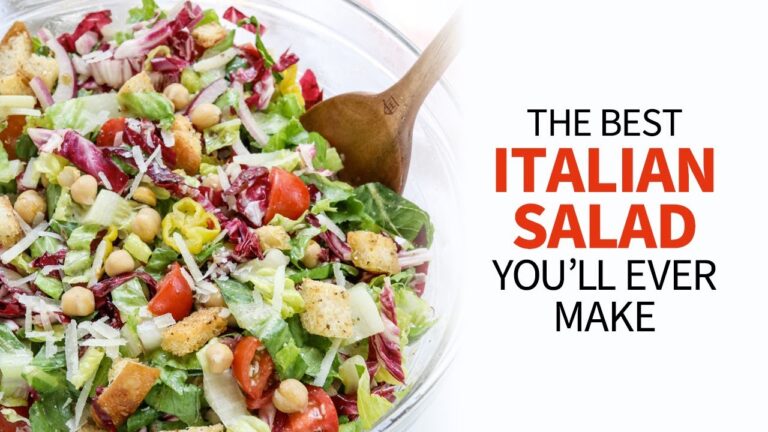 Italian Salad Recipe (Quick & Easy!)