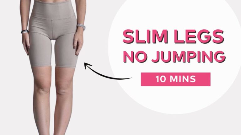 SLIM LEGS IN 20 DAYS! 10 min No Jumping Quiet Home Workout