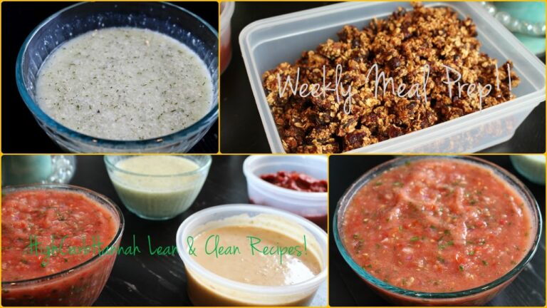 Weekly Food Prep (Week 1) | High Carb Hannah Lean & Clean Recipes! | VEGAN