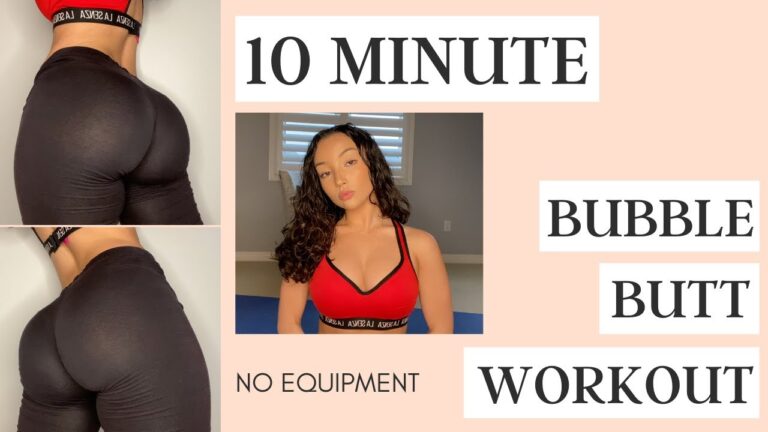 10 MINUTE BUBBLE BUTT WORKOUT | follow along | no equipment