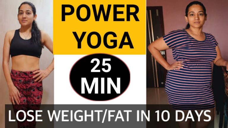 25 Minute POWER YOGA Workout | Flat Belly + Weight Loss + Fat Loss In 10 Days | Lose Body Fat Fast