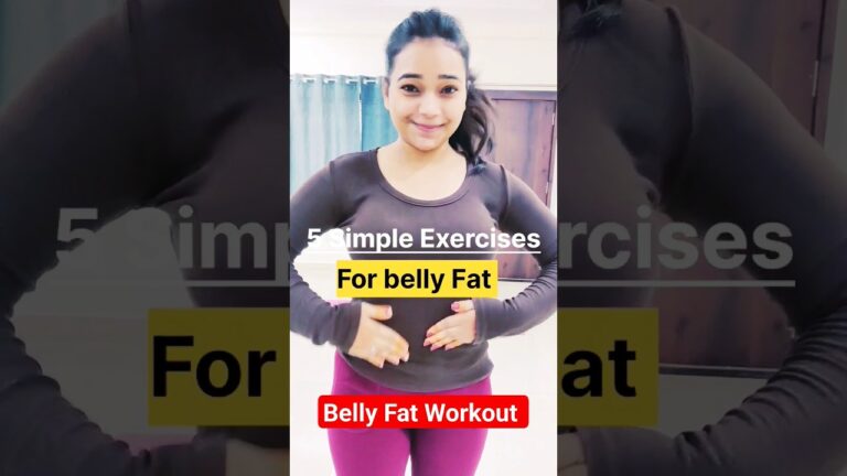 5 Exercise To Lose Belly Fat Fast #fatloss #weightloss #exercise #bellyfat #shorts