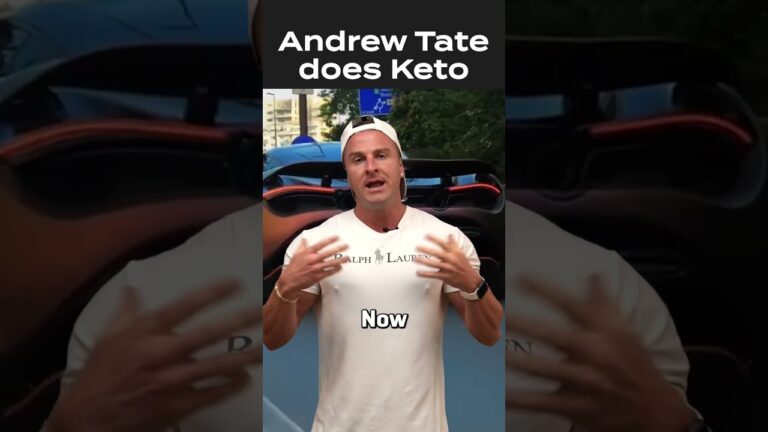 Andrew Tate follows the keto diet.