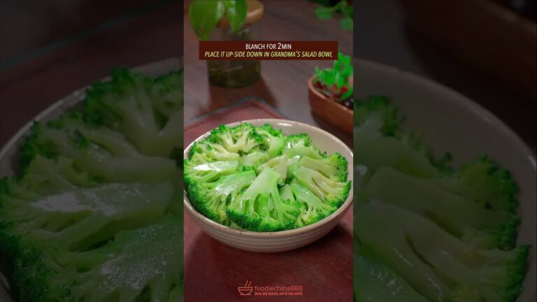 EASY VEGAN BROCCOLI SALAD RECIPE #vegan #vegetarian #broccoli #salad #recipe #chinesefood #cooking