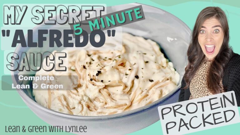 Optavia Lean and Green // My 5 MIN Protein Packed Alfredo