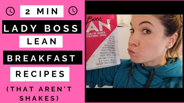 2 Mins Lady Boss Lean Breakfast Recipes