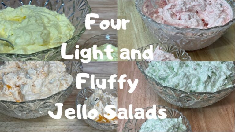 4 Light and Fluffy Jello Salads