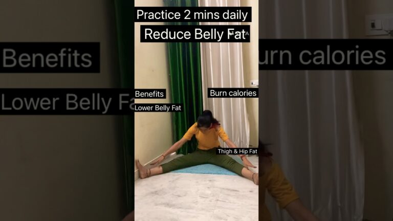 Home Exercise for Weight Loss: Burn Belly Fat in Just 5 Minutes| #viral #bellyfat #yoga  #tummyfat