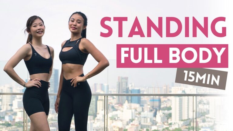 15mins Standing Full Body HIIT (No Jumping, No Equipment, Beginner Friendly) ft. @FitKabDao