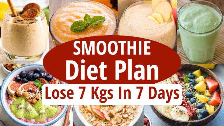Detox Smoothie Diet Plan For Fast Weight Loss | Lose 7 Kgs In 7 Days | How To Lose Weight FAST