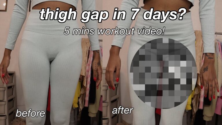 I Did A Thigh Gap In 5 Mins Workout Challenge For 7 Days & here’s what happened