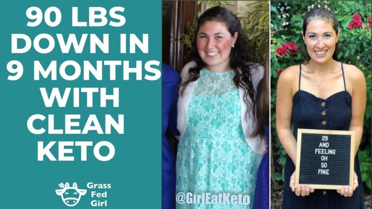 Keto Weight loss Success Story: 90lbs Off with Simple and Clean Keto Diet from Gina @girleatketo