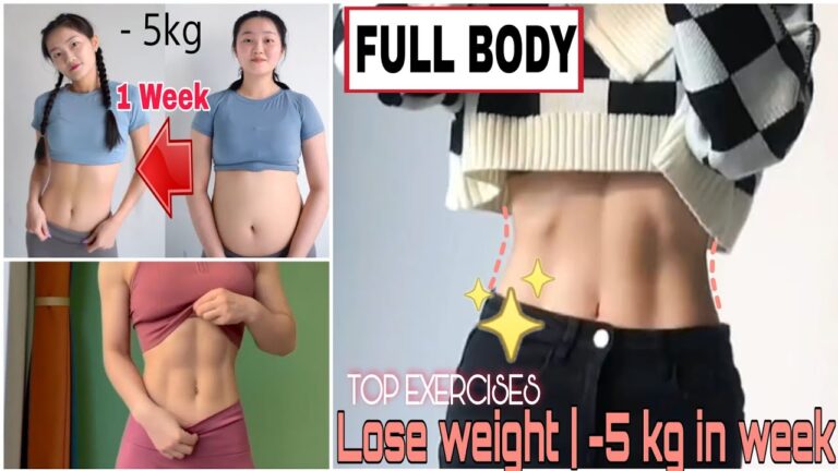 Top Exercises For Girls | Lose Weight Full Body | Do Every Day – Lose 5kg in Week