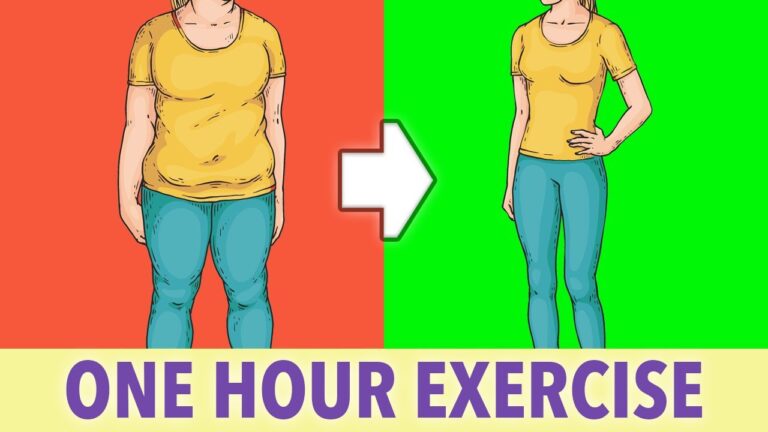 Full Body Fat Burn: One Hour Exercise At Home