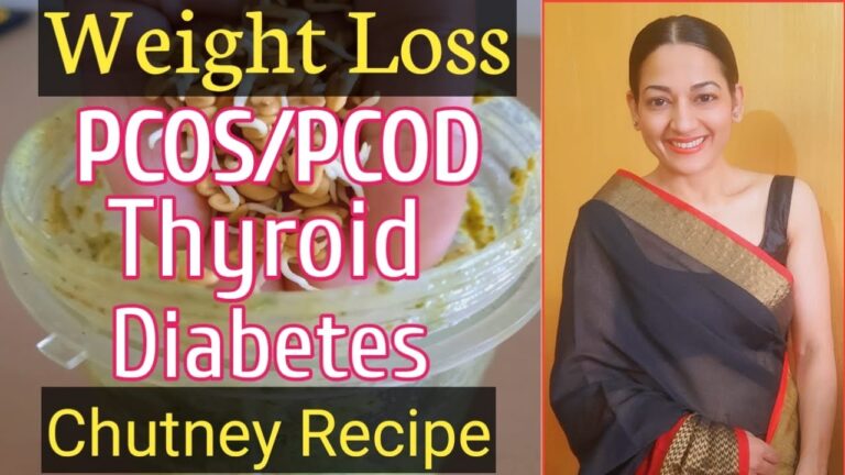 Weight Loss Chutney Recipe | PCOD/PCOS | Thyroid | Diabetes