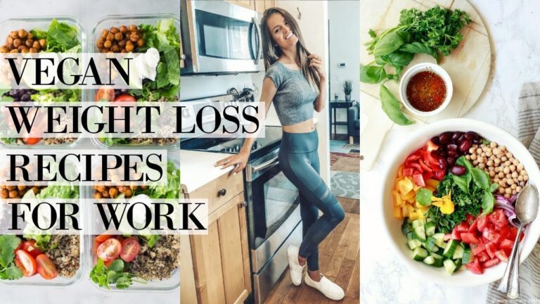 3 VEGAN WEIGHT LOSS RECIPES FOR WORK LUNCHES! // oil-free, gluten-free